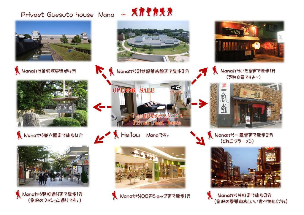 Kanazawa Guest House Nana Kültér fotó